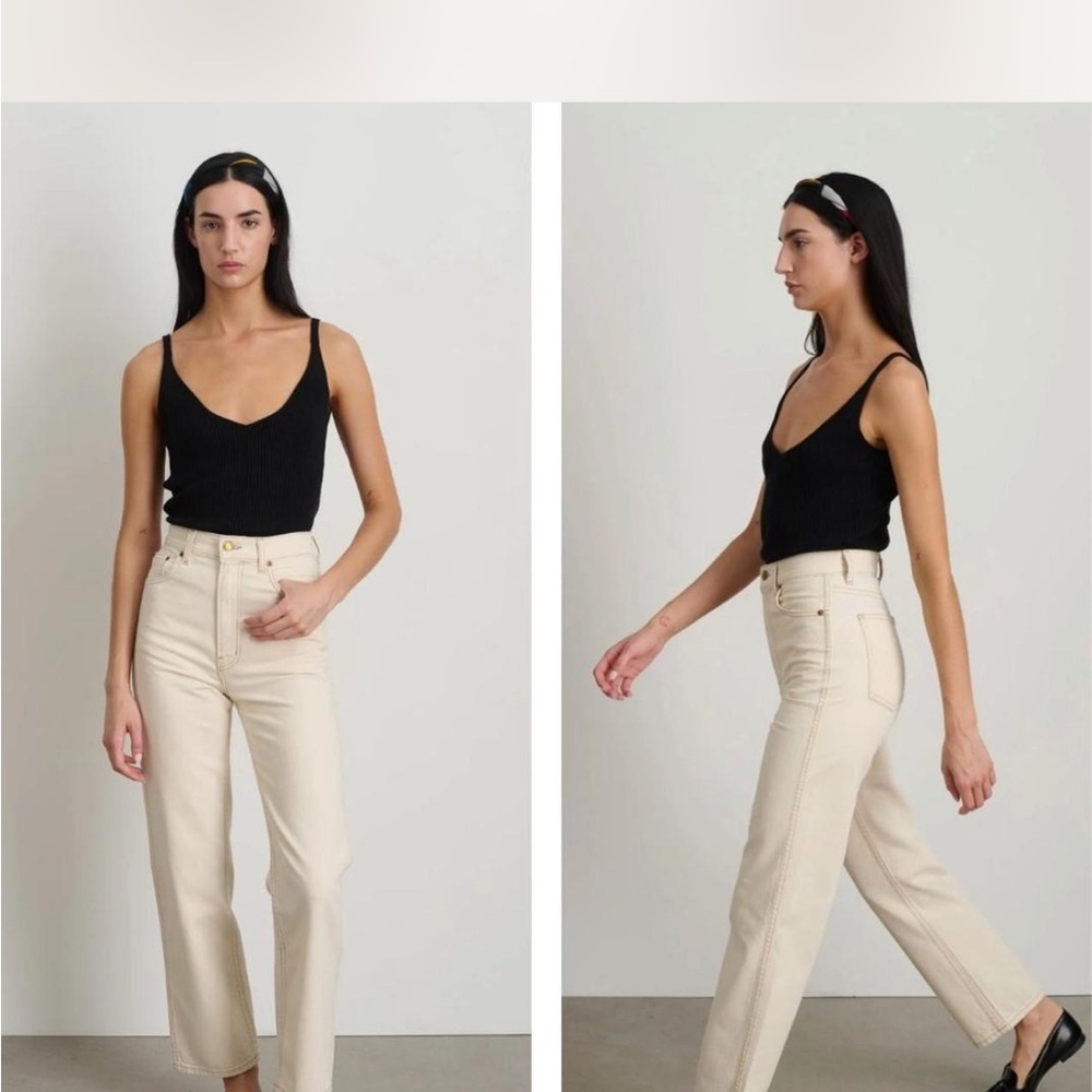 B SIDES high rise straight Jeans